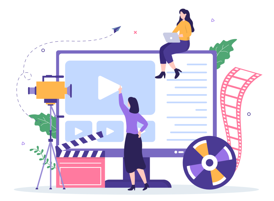 動画編集イラスト